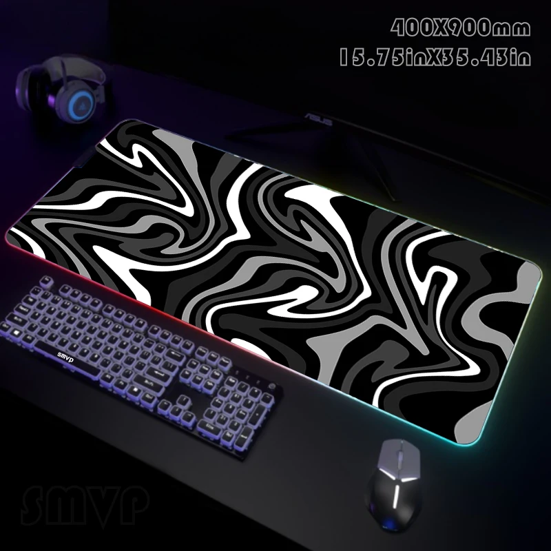 

Strata RGB Mouse Pad Gaming Mousepads LED Mouse Mat Keyboard Mat Anti-slip Best Choice Mousepad XXL Luminous Desk Rug