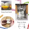 2 Can Lids& 1 Cat Food Can Spoons , Multi-function Can Opener ,Silicone Pet Food Can Covers, Cute Paw Shape Wet Food Spoon 4