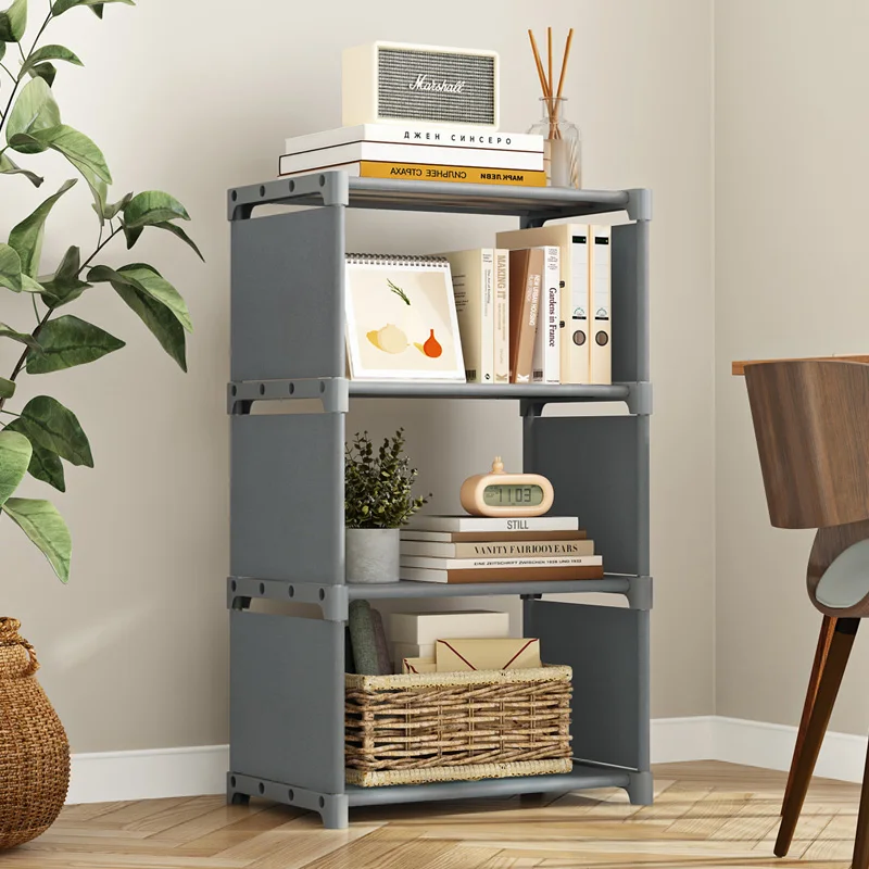 Bookshelf [Free Combination] Desktop Storage Rack Desk Storage Rack Desk Dormitory Office Multi story Bedroom Floor