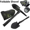 Foldable Portable Camping Shovel Outdoor Survival Engineer Shovel Multifunction Military Tactical Shovel Garden Hoe Digging Tool 1