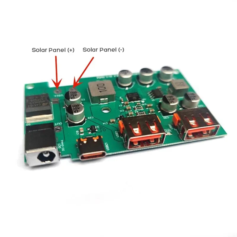EYFL-솔라 컨트롤러 레귤레이터 전압 안정기 인버터 QC 2.0 3.0 빠른 충전 유형-C PD DC 출력 DIY 솔라 충전기