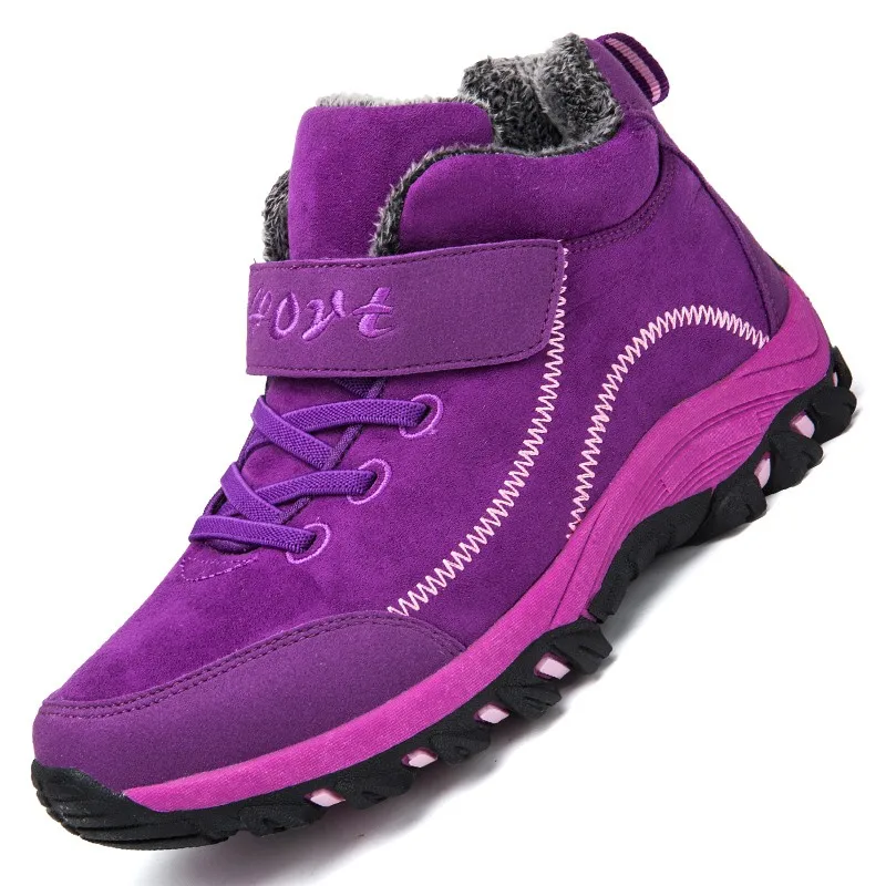 

Winter Women Boots Waterproof Unisex Snow Boots Outdoor Non-slip Winter Shoes Ankle Boots Women Botas Warm Plush Walking Shoes