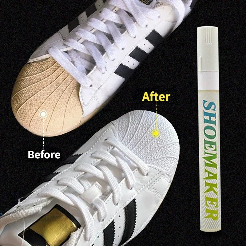 1pc Sneaker Midsole Marker Kit, Blackening Pen & Whitening Transparent Anti-oxidation Pen, Shoe Stain Waterproof Color Repair 6