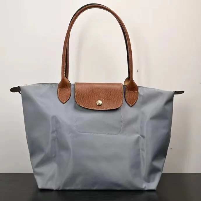 thumbnail image 1 of Bolsos plegables tipo hobo, bolsos clásicos para mujer, bolsos de hombro bordados, bolsos de nailon a la moda para mujer, bolsos de compras para ordenador, 1 of 5