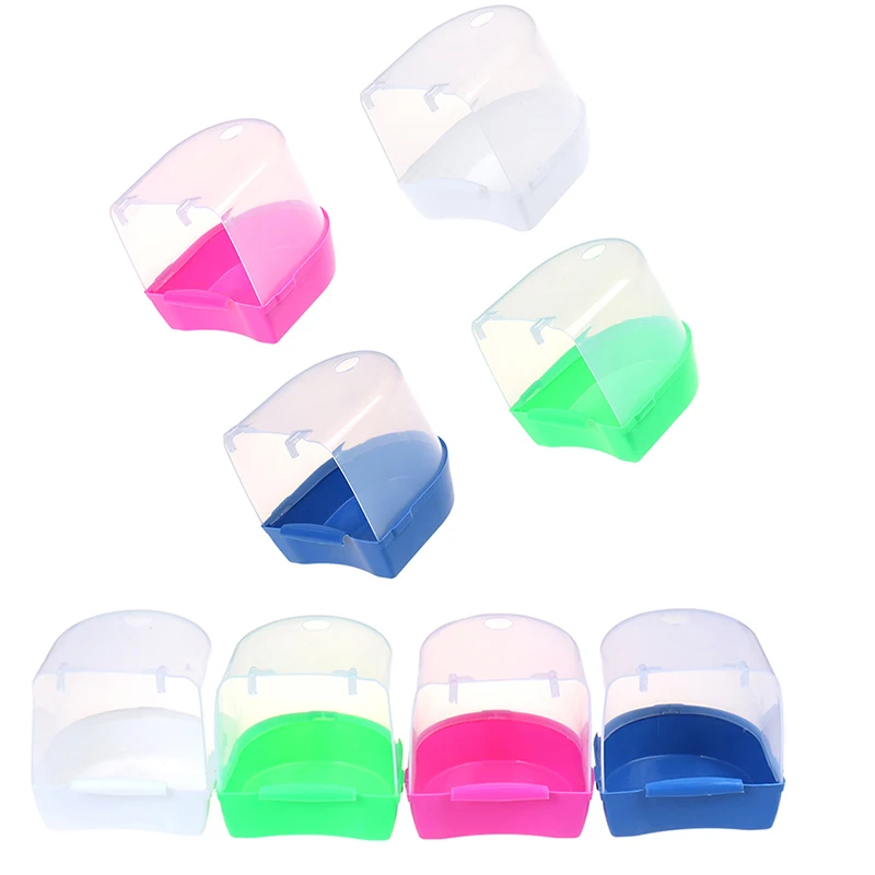 Hanging Bird Bath Cube Parrots Bathtub Bath Shower Box Cage For Little Bird Canary Budgerigar Cockatiel Lovebird Boxes Accessory