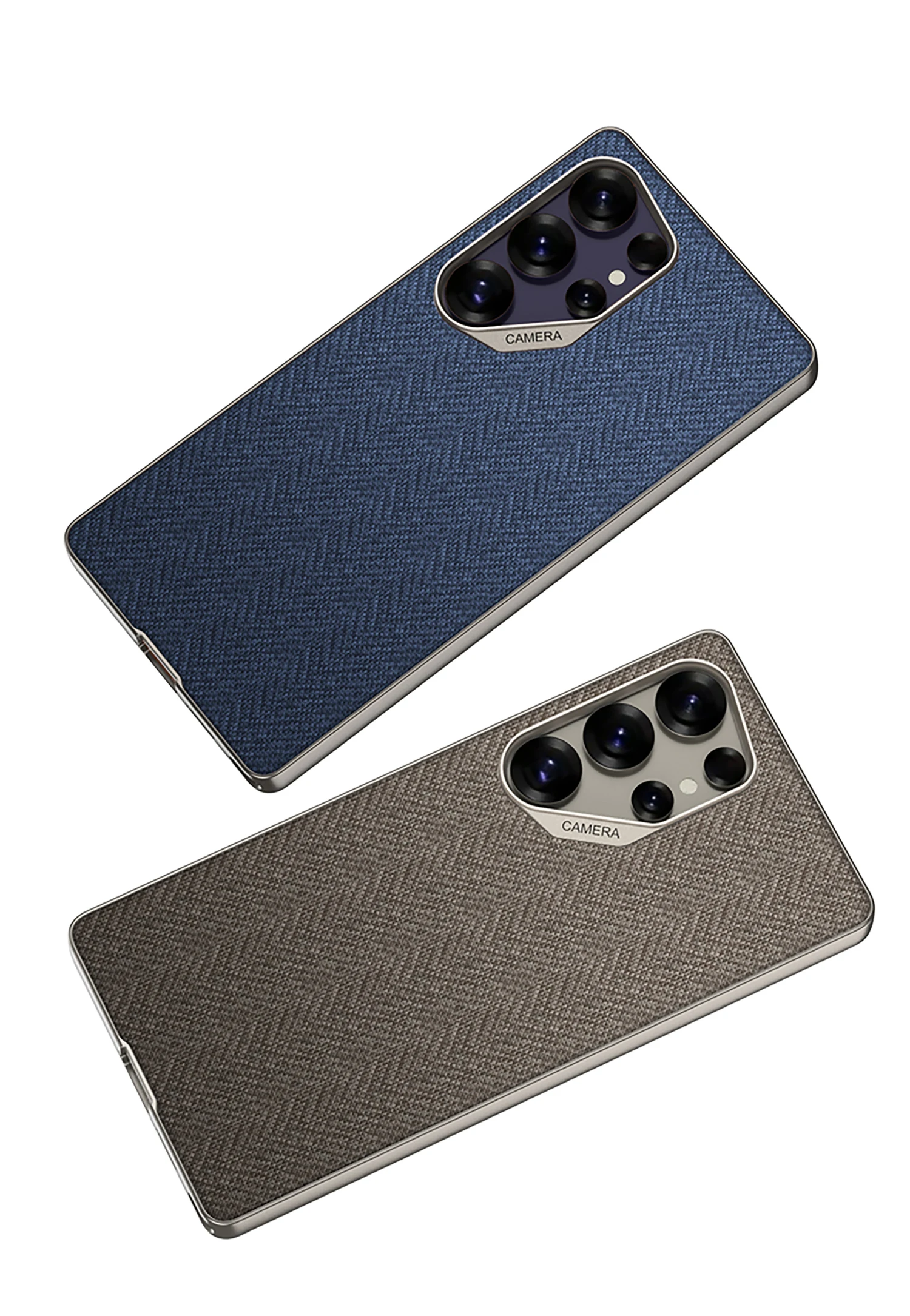 Original Case For Samsung Galaxy S25 Ultra Luxury Nylon Pattern Shockproof Matte
