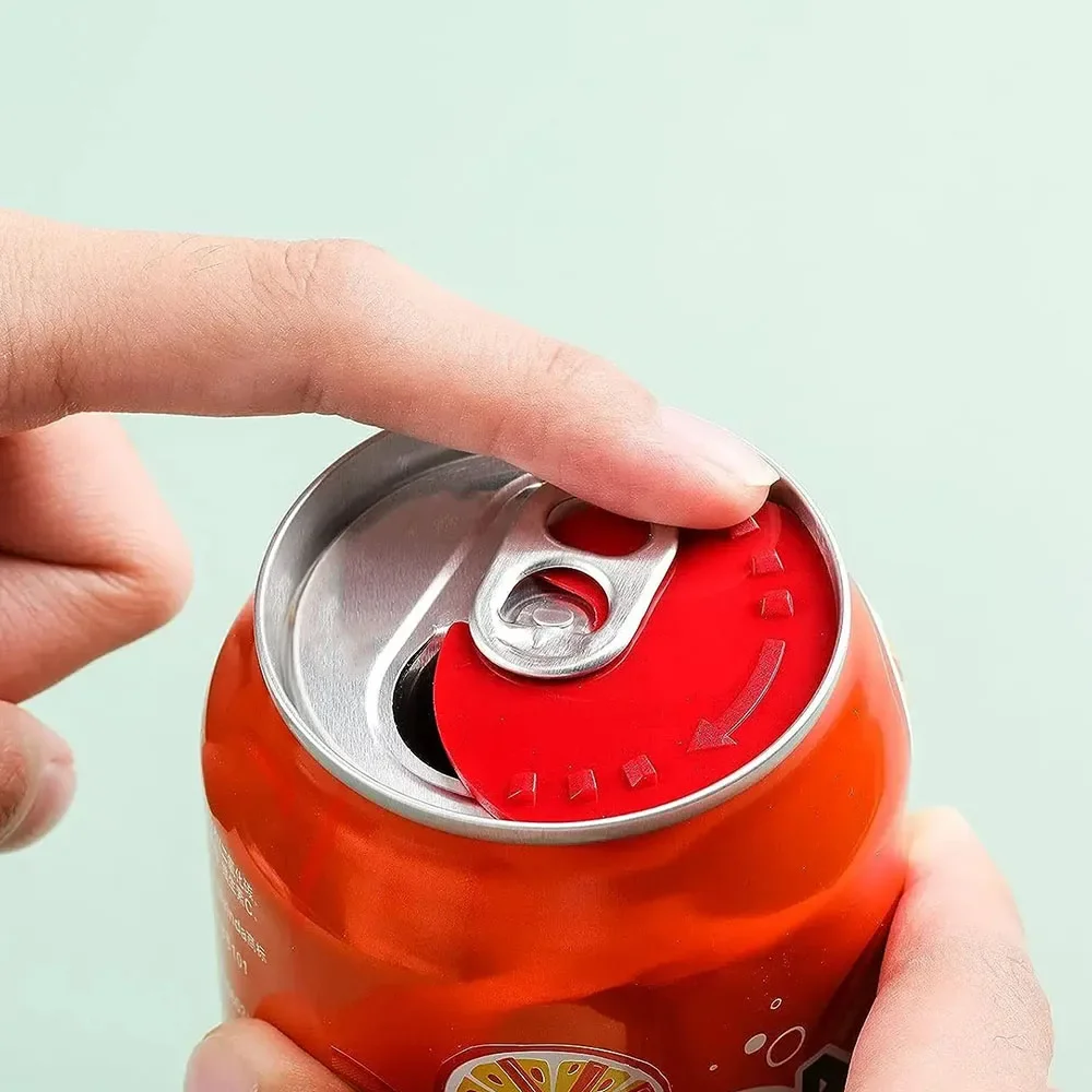 5pcs Creative Leakproof Can Caps, Beer Can Cover, Beverage Can Lid Sealer, Soda Drinks Sealing Cap, Bottle Fresh Tops