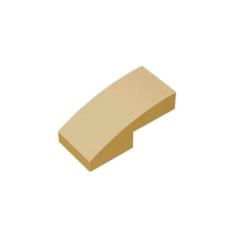 10 Stück 11477 67128 Gebogene 2x1x2/3 Steigungswinkelsteine, Farbige MOC-Zubehörteile, Kompatibel mit Bausteinen, DIY-Kinderspielzeug-Montageteile – Detail 2
