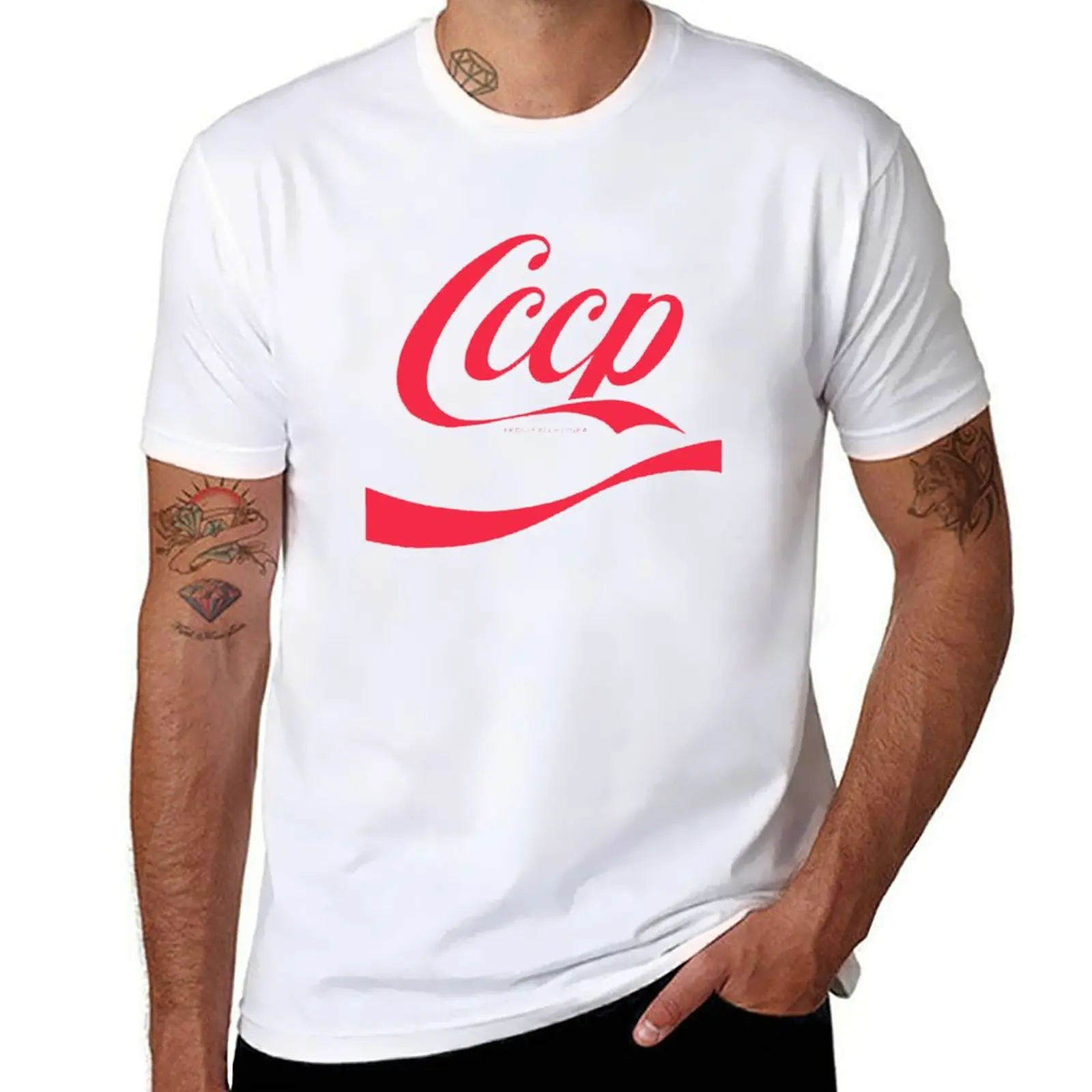 

CCCP Fedeli Alla Linea T-Shirt tees Aesthetic clothing men clothes