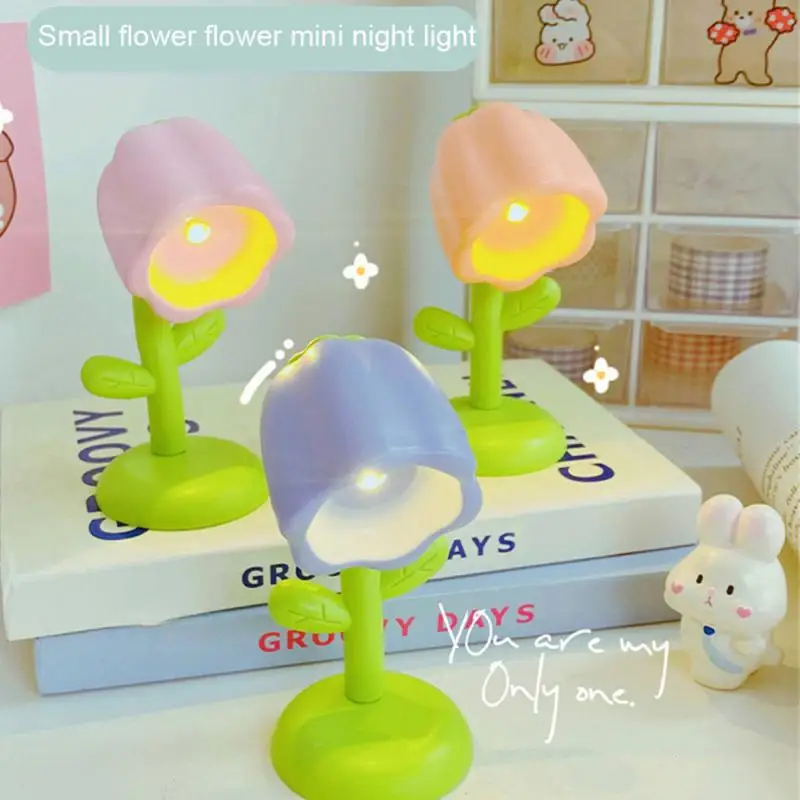 

Mini Night Light Charming Ease Of Use Lovely Design Create A Comfortable Atmosphere Multiple Angles Mini Bedside Lamp Exquisite