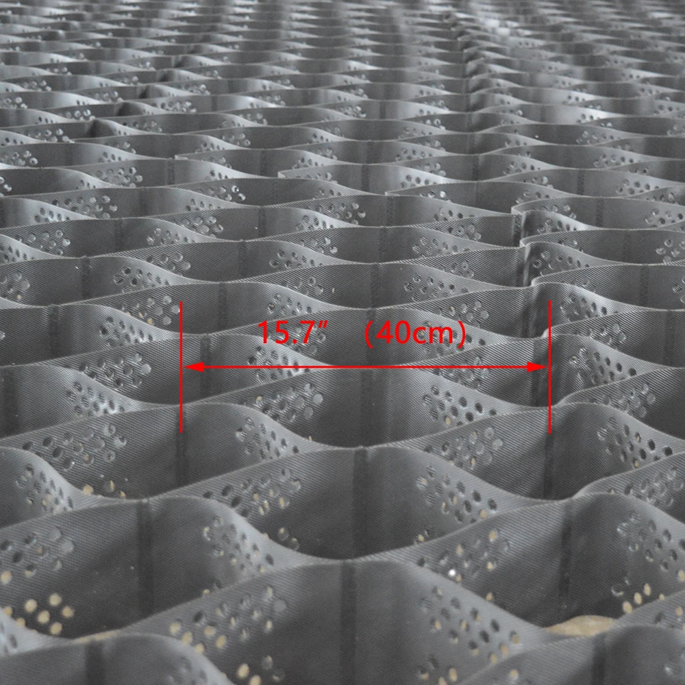 2.5m*4m*0.05m HDPE Honeycomb Geocell Permeable Pavers Ground Grid High Strength