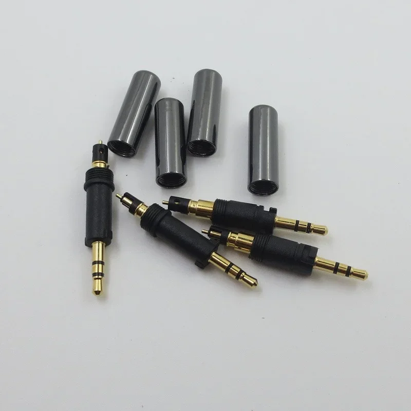 헤드폰 교체 DIY 오디오 수리 부품 플러그 어댑터, 오디오 테크니카 ATH-M70X M50X M40X 헤드폰 잭 플러그 핀 실버