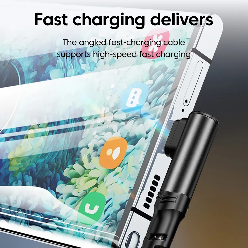 90 °   엘보우 100W USB C to USB C 고속 충전 게임 케이블 PD 타입 C 슈퍼 차지 와이어 (아이폰 17, 16, 삼성 노트북, 태블릿용)