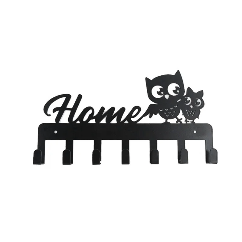 Owl Key Holder Wall No Nail Hook Home Ornament Owl Key Holder For Wall 1 Piece A 4