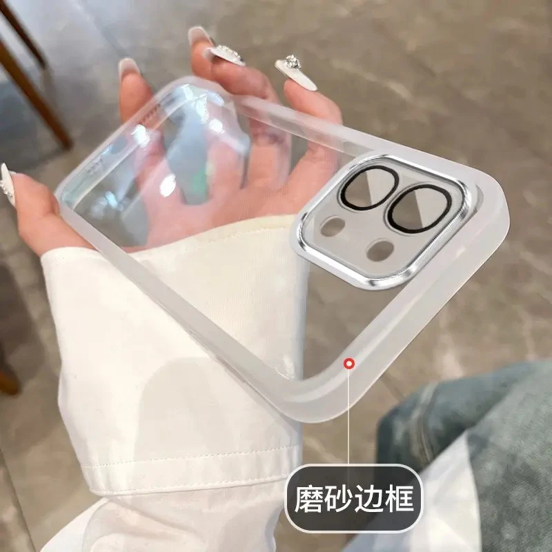 Transparent Silicone Camera Protector Lens Back Cover Case