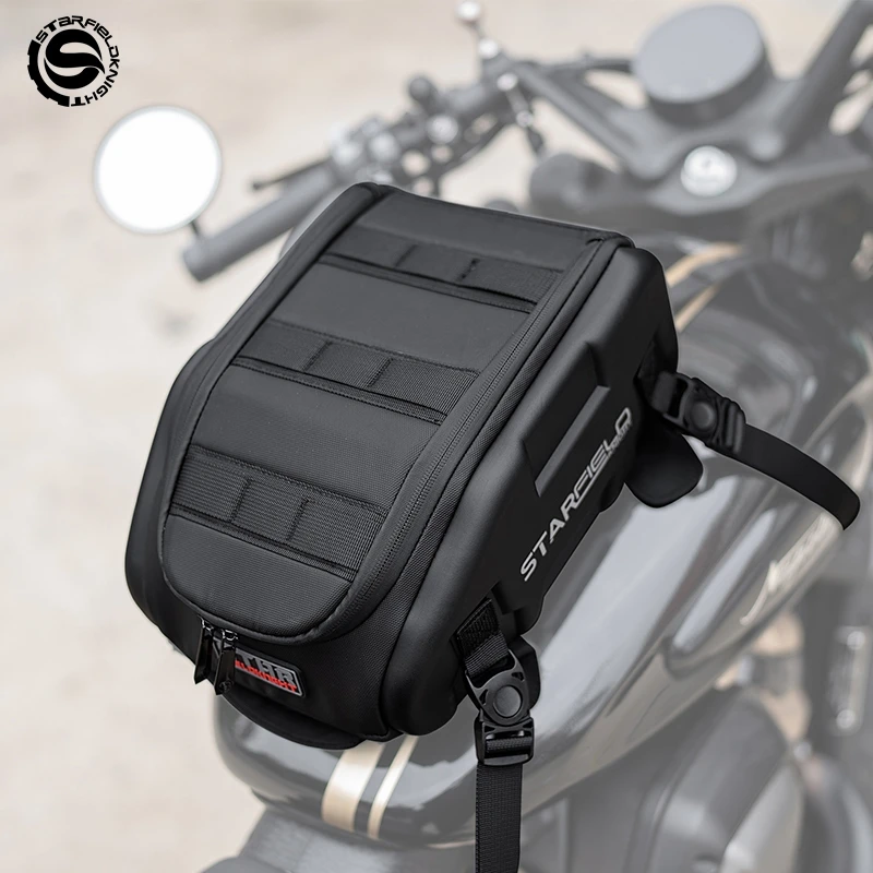 Multifunctional Waterproof Motorcycle Tail Bag with Large Capacity