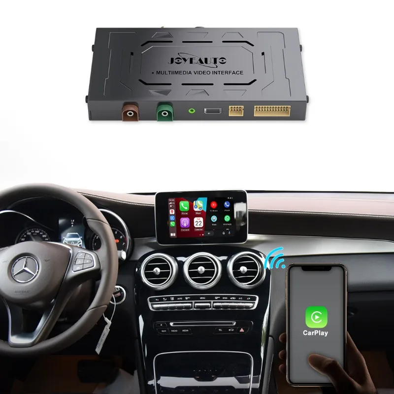 

Joyeauto Wireless Apple Carplay for Mercedes W205 NTG5.0 2015-2018 C/GLCClass Wireless CarPlay Decodes W205 Kit Android Auto