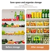 Konco Refrigerator Storage Box Stackable Fridge Organizer with Freshness Timer Lid Plastic Food Freezer Pantry Kitchen Organizer 6