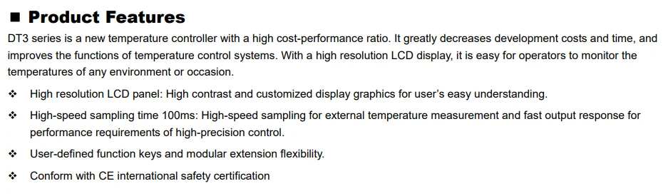 Delta DT3 series DT320VA/RA/CA/LA-0200 DT320VD/CD/RD/LD-0200 High speed intellig