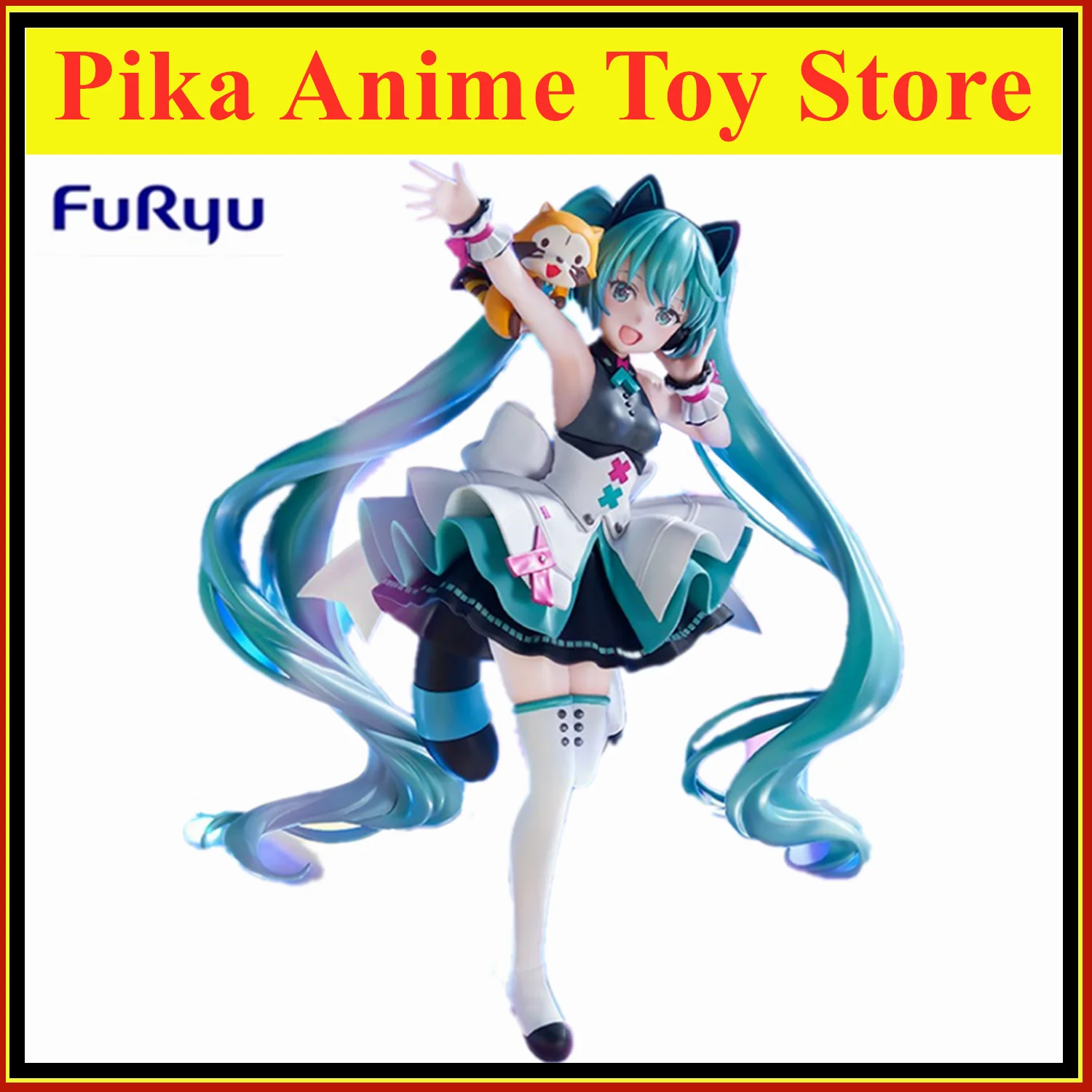 

Оригинальная кукла FuRyu Exceed Creative Hatsune Miku Vocaloid, фигурки, аниме, экшн-модель из ПВХ, коллекционная кукла, подарок на день рождения