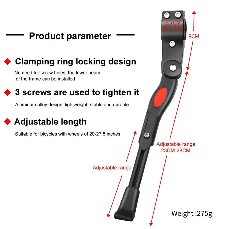 دراجة الطريق الجبلية ركلة الوقوف الألومنيوم مسنده...