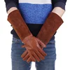 1 Pair Heavy Duty Gardening Rose Pruning Gauntlet Gloves Thorn Proof Long Sleeve Work Welding Garden Gloves 2