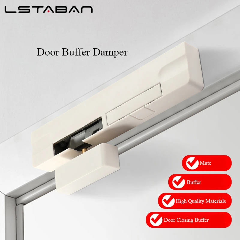 Adjustable Bedroom Door Closer Damping er Wooden Door Flat Open er Invisible Home Silent Hydraulic Closed