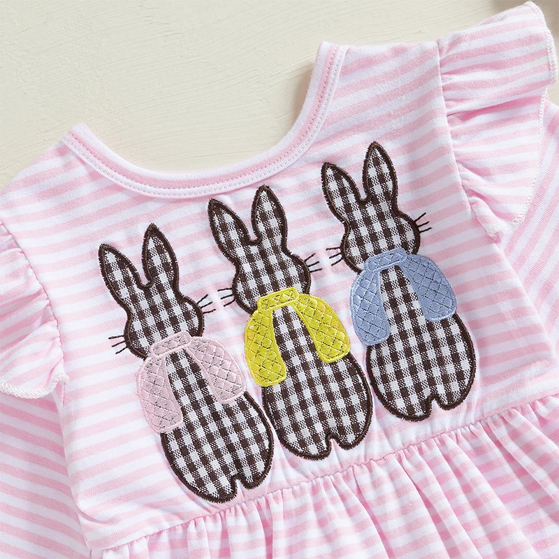 Girls Bunny Easter Jumpsuit 4