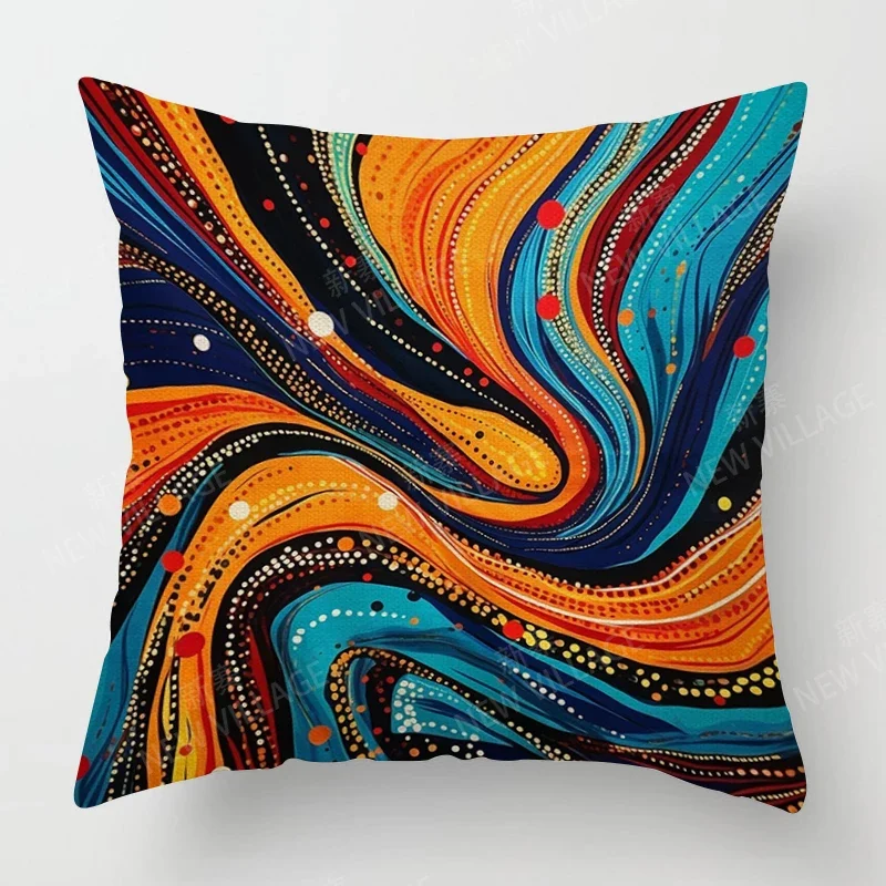 홈 거실용 모던 장식 쿠션, 장식 던지기 베개 커버, 추상 소파, 45x45, 40x40cm, 60x60cm, 45x45cm, 50x50cm