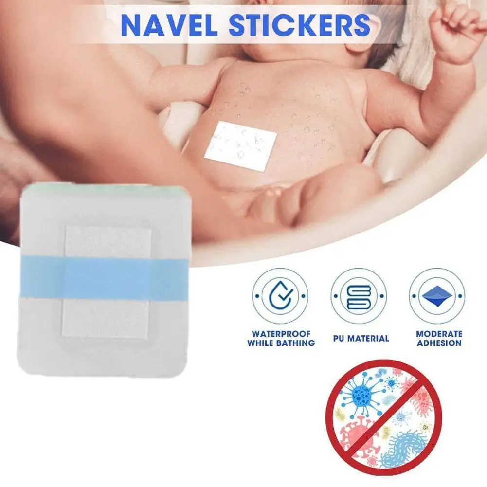 TOYANDONA 20pcs Baby Navel Sticker Waterproof Swimming and Bathing Umbilical Cord Patch 