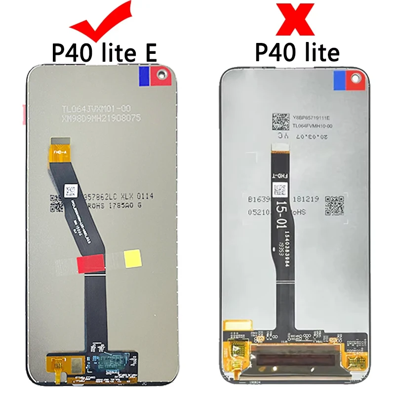 ART-L28 ART-L29 Y7P 2020 Display Replacement For Huawei P40 Lite E
