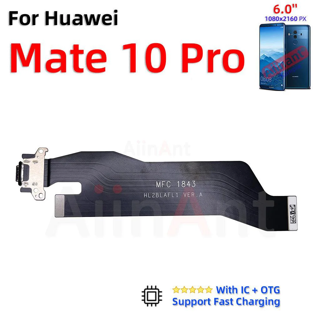 Charger Cable Charger Port Flex Charger Port Charger Charging Port Flex Cable Connector Flex Cable Replacement Charging Port Board Charger Flex Parts Charger Flex Cable Charger Port Flex Cable Charging Port Flex Cable Replacement Charger Port Board USB Charger Dock Connector Port Charging Board Flex Cable For Huawei Mate 9 10 20 Lite Pro Phone Parts