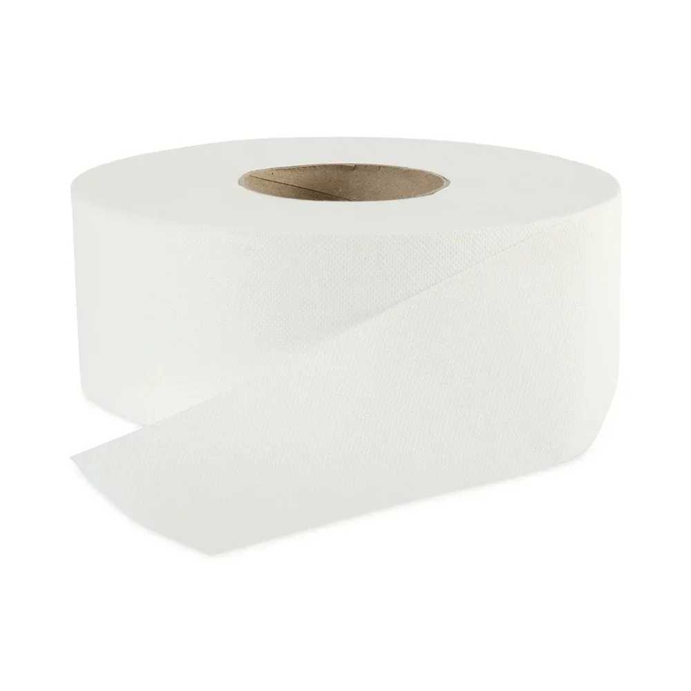 

BWK410320 3.2 in. X 525 Ft. 2 Ply Septic Safe Jumbo Roll Bathroom Tissue - White (12/Carton)