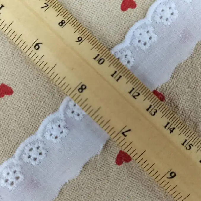 Cotton Fabrics Lace 5 Meters Women's Clothing Collar DIY Lace Trim Embroidered Fabrics Lace Fabric Lace Sewing Supplies Lace Sewing Accessories Lace Accessories Lace Garment Accessories Clothing Craft Accessories Clothing Accessories Lace Decoration