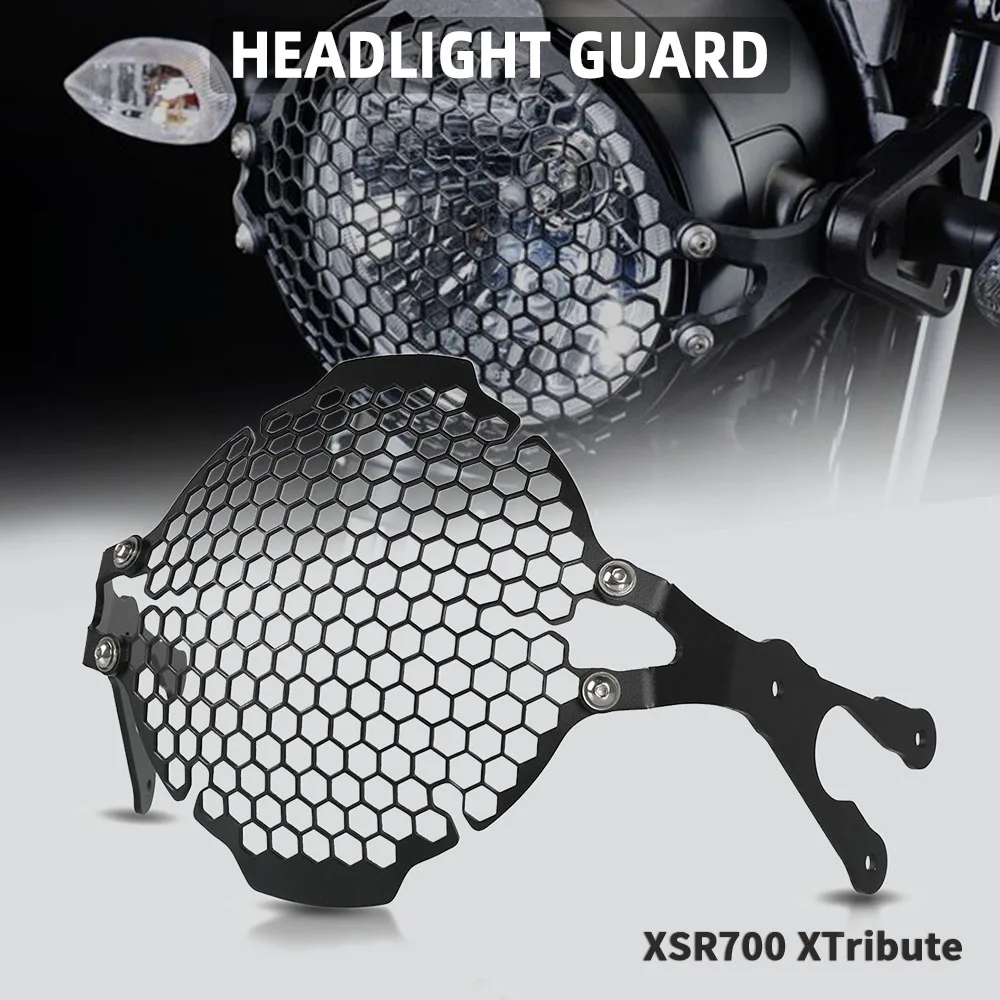 

Motorcycle For Yamaha XSR700 XSR 700 XTribute 2017 2018 2019 2020 Headlight Headlamp Grille Grill Shield Guard Cover Protector