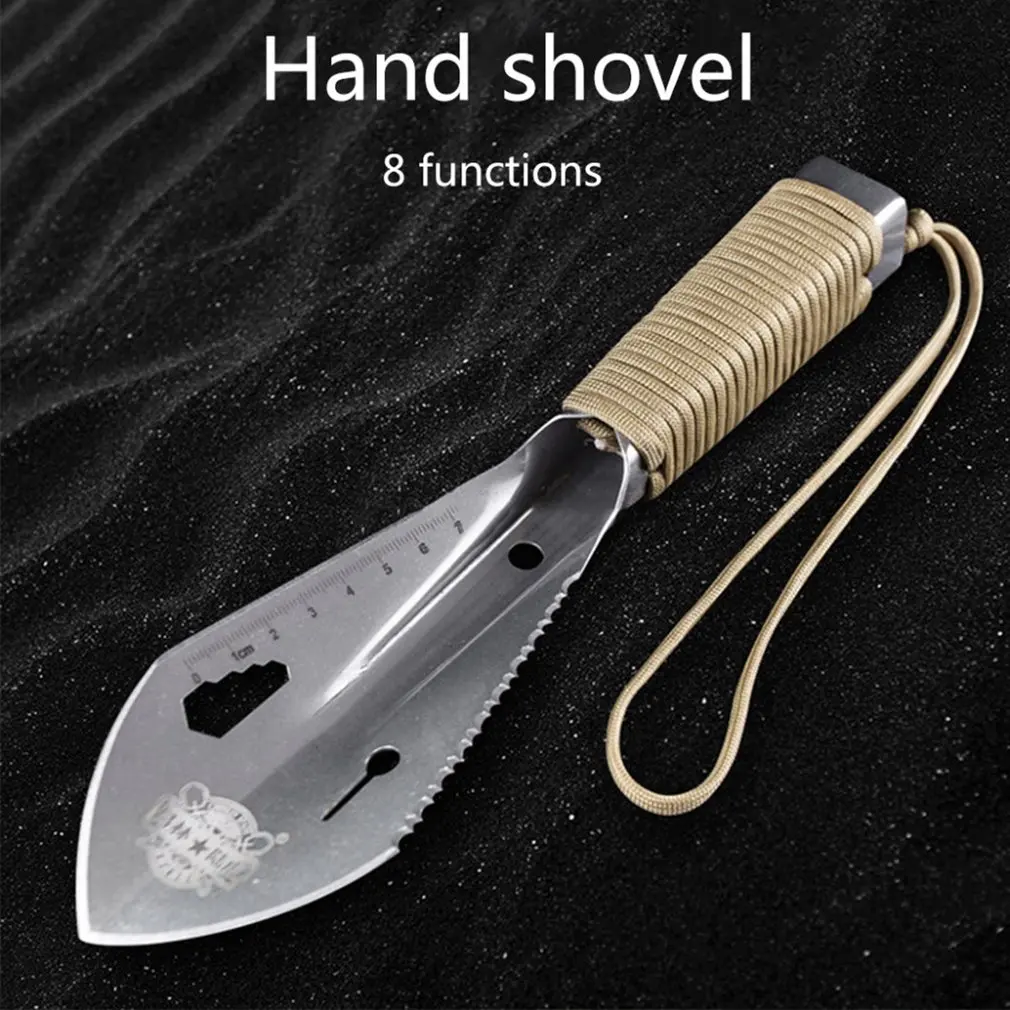 Outdoor Shovel Bits Multi-Functional Spade Small Handhold Gardening Tools 10Inch 