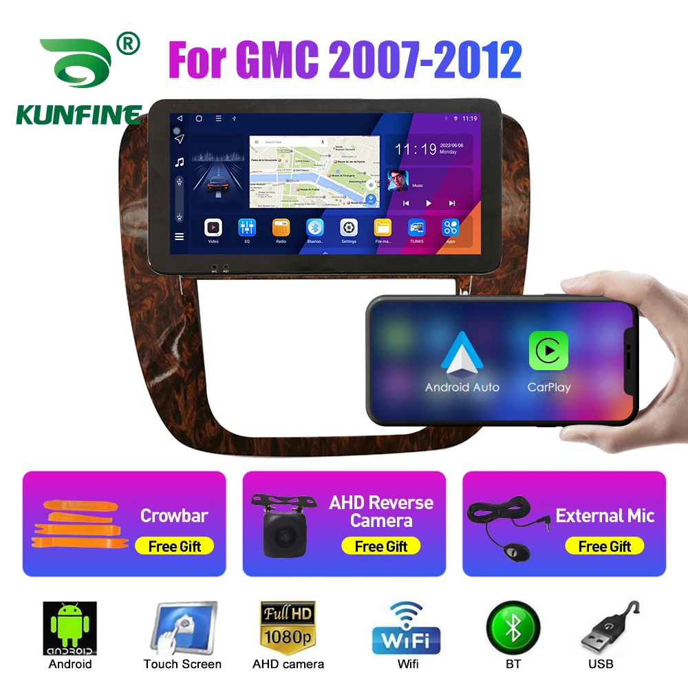 

10.33 Inch Car Radio For GMC Mahogany 2007-2012 2Din Android Octa Core Car Stereo DVD GPS Navigation Player QLED Screen Carplay