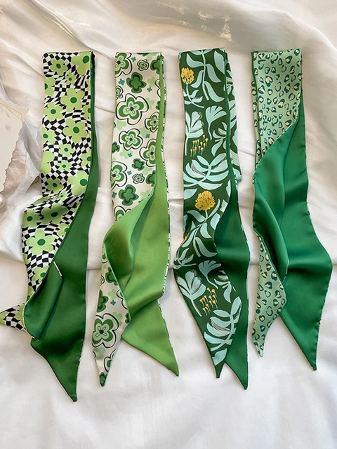 Sciarpa Di Seta Magnetica Donna - Fascia Multiuso 55x14cm - Foto 12