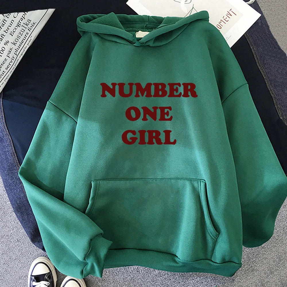 Rosé Number One Girl Hoodie Retro Women Hoodies Kawaii  Clothes Harajuku Aesthetic Autumn Winter Pullover Sweatshirt Vintage 6