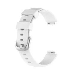 Sport Wristband Replacement Soft Silicone Straps (White)