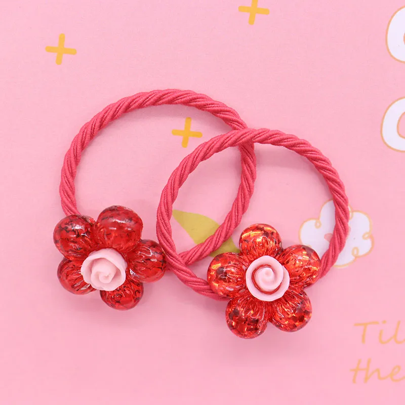 Vibrant Halloween Resin Strawberry Hair Accessories Set