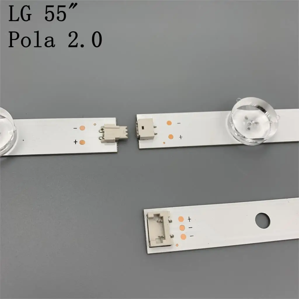 LED Backlight Lamp strip 12leds For LIG 55&amp;quot; TV 55LN5400 55LN5200 INNOTEK POLA2.0 55 Innotek POLA 2.0 55 55la620v 55LN549C