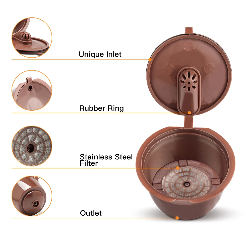 Reusable Coffee Capsule - Eco-Friendly Refillable Pods for Rich Coffee Experience