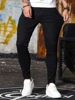 Men Jeans Skyblue Black Zipper Stretch Jeans Casual Slim Fit Trousers Male Plus Size Pencil Pants Denim Skinny Jeans for Men