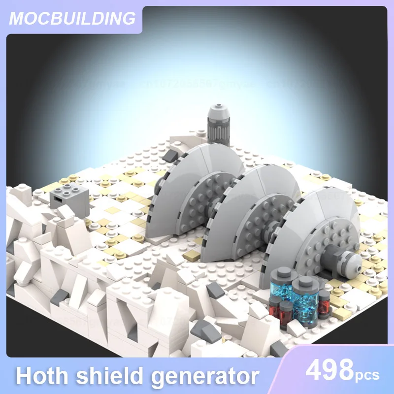 Hoth Battle Base Trenchline Turret Trench Shield Generator