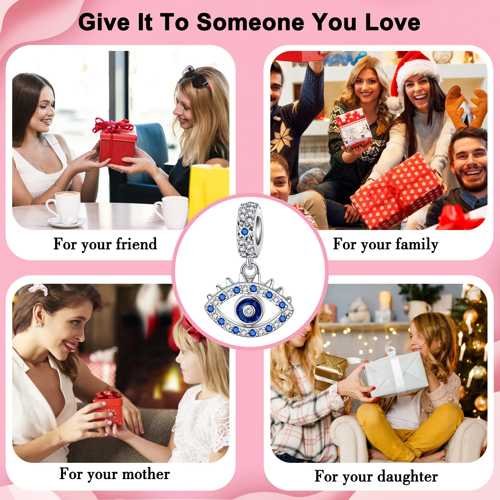 Рисунок 6 - Женские серебряные бусины серии дьявольские глаза