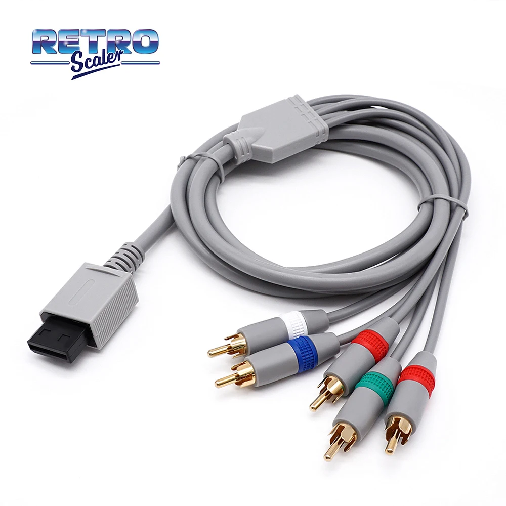 1.8M Cavo Component 5Rca Ypbpr Video Completo Per Tutte Le Versioni Nintendo Wii Console Di Gioco Audio Video Uscita Sincrona
