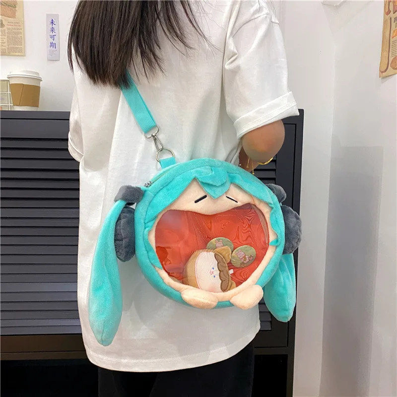 thumbnail image 1 of Explosive Hatsune Miku Plush Doll Beautiful Girl Peripheral Plush Toy Kawaii Pillow Girl Birthday Gift Couple Gift, 1 of 5