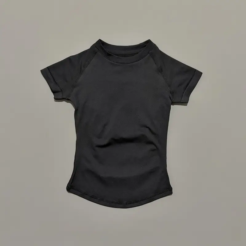 HISTELLO Sport Short Sleeve Top Seamless Yoga Leotard Clothing Women Running Sports T Shirt Workout Shirts Fitness Sports Vest - Image 27