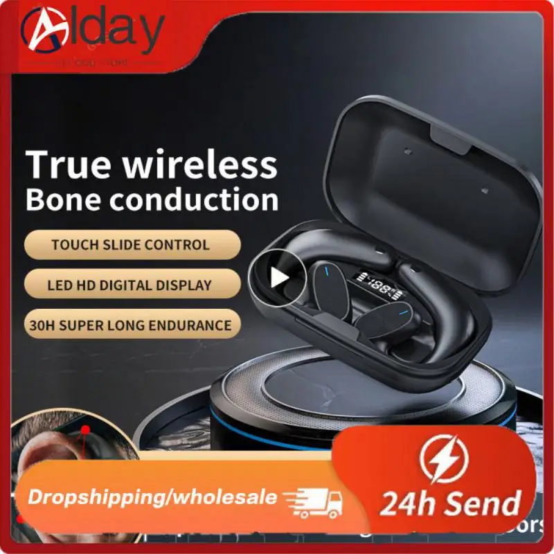 Tws Cuffie Wireless A Conduzione Ossea Gaming 9D Hifi Stereo Light Headset Sport Fitness Driving Ear Buds
